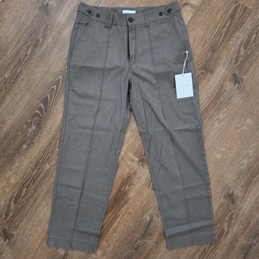 I Love Ugly Lancaster Tailored Pant, Mens Size Medium, Mushroom Brown